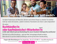 Buchhändler/in oder  kaufmännische/r Mitarbeiter/in (m/w/d)